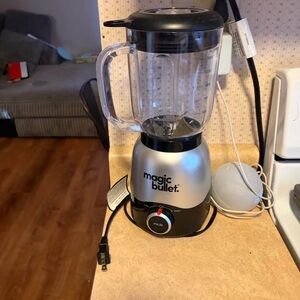 Magic Bullet Blender with Silver and Black Finish